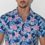 SLIM FIT SHIRT // AQUA (S)