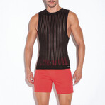 KNITTED TANKTOP // BLACK (S)