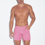 VINTAGE 5 POCKET SHORT // PINK (28)
