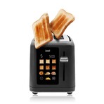 Livwell Matte Black 2-Slice Smart Touch Toaster