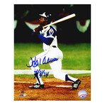 Hank Aaron // Atlanta Braves // Signed 715th HR 8x10 Photo w/4-8-74
