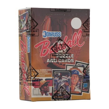 1987 Donruss Baseball Unopened Wax Box // BBCE Wrapped // 36 Packs