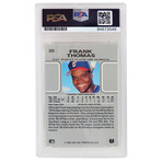 Frank Thomas // White Sox // Signed 1990 Leaf Rookie Baseball Card #300