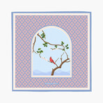 Cardinal Garden // Silk Scarf