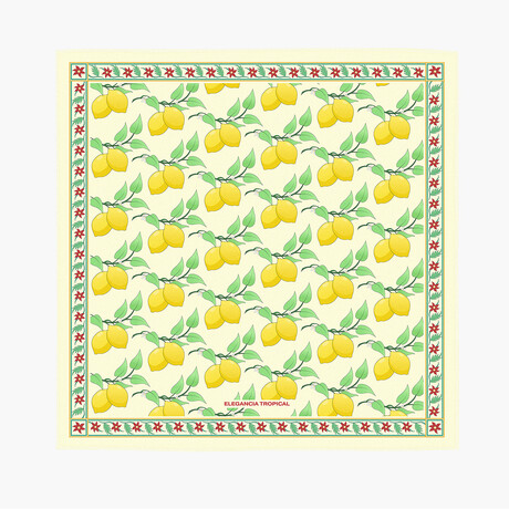 Citrus Bloom // Silk Scarf