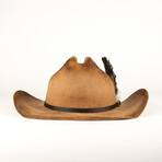Wrangler Distressed Wool Hat // Camel (L)