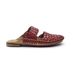 Women's // Belle Leather Slip-on // Red (US: 8)