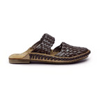 Women's // Belle Leather Slip-on // Brown (US: 6)