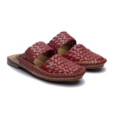 Belle Leather Slip-on // Red (US: 6)