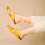 Women's // Belle Leather Slip-on // Yellow (US: 6)