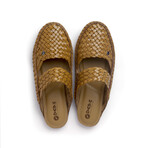 Women's // Belle Leather Slip-on // Natural (US: 6)