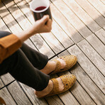 Women's // Belle Leather Slip-on // Natural (US: 6)