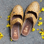 Women's // Belle Leather Slip-on // Natural (US: 6)