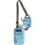 KAVU // Yorktown Cross Body Wallet // Ripple Tie Dye