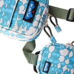 KAVU // Yorktown Cross Body Wallet // Ripple Tie Dye