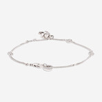 Sterling Silver Animal Chick Motif Chain Bracelet // 7" // Store Display