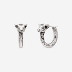 Gucci // Orecchini Sterling Silver Earrings // Store Display