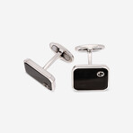 Gucci // Sterling Silver Gemstone Cufflinks // Store Display