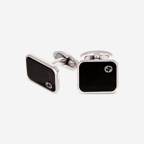 Sterling Silver Gemstone Cufflinks // Store Display