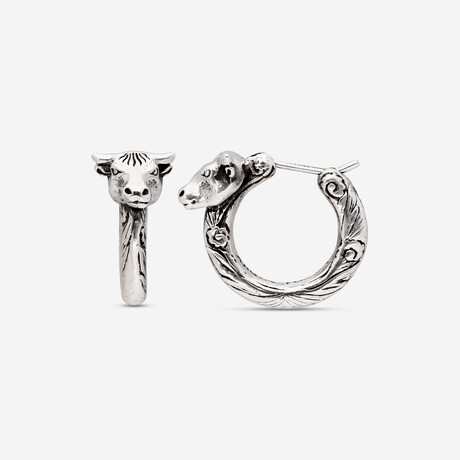 Orecchini Sterling Silver Earrings // Store Display