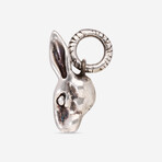 Sterling Silver Rabbit Charm Pendant // Pendant Only // Store Display