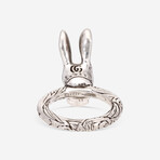 Gucci // Sterling Silver Rabbit Ring // Ring Size: 5.5 // Store Display