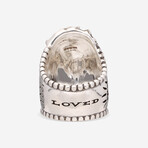Anger Forest Sterling Silver Aquila Large Ring // Ring Size: 6.25 // Store Display