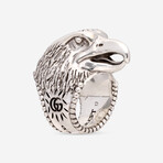 Anger Forest Sterling Silver Aquila Large Ring // Ring Size: 6.25 // Store Display