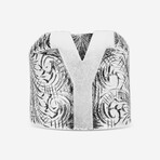 Sterling Silver Letter "Y" Ring // Ring Size: 8 // Store Display