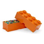 LEGO Storage Brick 8 // Bright Orange