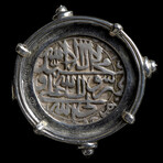 SAFAVID PERSIA // LARGE SILVER COIN PENDANT