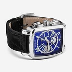 DeLaCour Via Larga Chronograph Automatic // WAST1026-BLU // Store Display