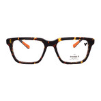 Shinola // Men's // SH15000 242 Square Optical Glasses // light Havana + Clear Demo Lenses