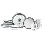 Harry Potter Voldemort Death Eater // 16-Piece Ceramic Dinnerware Set