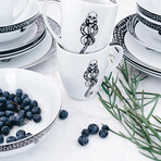 Harry Potter Voldemort Death Eater // 16-Piece Ceramic Dinnerware Set