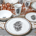 Harry Potter Hogwarts House Logos // 16-Piece Ceramic Dinnerware Set