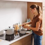 BergHOFF Leo Glints Nonstick Recycled Aluminum Stockpot 9.5" // 5.9qt. With Glass Lid