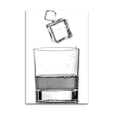 Ice Cubes Print on Acrylic by MAZAL TOV MATTY (16"H x 24"W x 0.25"D)