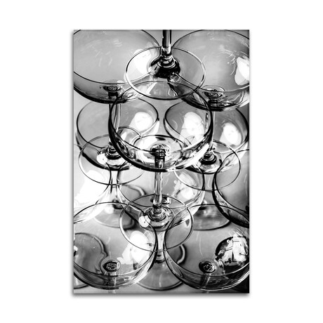 Champagne Tower 8 Print on Acrylic by Pictufy Studio III (16"H x 24"W x 0.25"D)