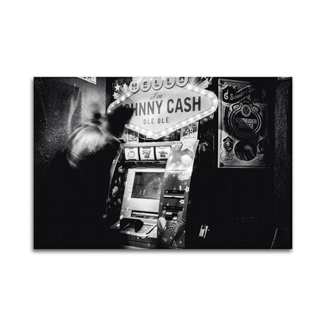 Hello I'm Johnny Cash Print on Acrylic by WalkTheCamera (24"H x 16"W x 0.25"D)