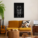 The Horse In Noir Print on Acrylic by Jackson Carvalho (16"H x 24"W x 0.25"D)