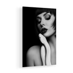 Forbidden Embrace Print on Acrylic by David Drake (16"H x 24"W x 0.25"D)