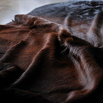 Natural Kobe Cowhide Rug // 5' X 7' (Brown & White)