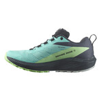 Salomon // Women's // Sense Ride 5 GTX Trail Running Shoe // Blue Radiance + Green Ash + India Ink (6)