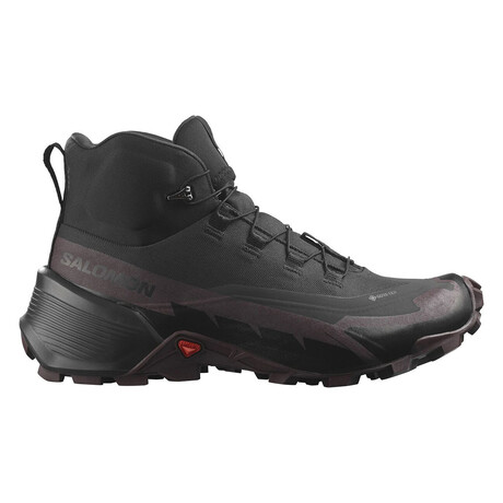 Salomon // Women's // Cross Hike 2 Mid GTX Boot // Black + Chocolate Plum + Black (7)