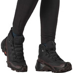 Salomon // Women's // Cross Hike 2 Mid GTX Boot // Black + Chocolate Plum + Black (7)