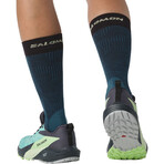 Salomon // Women's // Sense Ride 5 GTX Trail Running Shoe // Blue Radiance + Green Ash + India Ink (6)