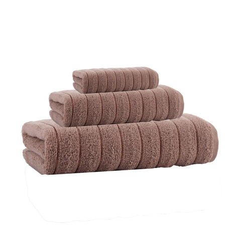 Brooks Brothers Vague // 3 Piece Towel Set (White)