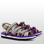 Suicoke // Unisex // ZIP-AB Sandal // Brown + Purple (Men's 4 / Women's 6)