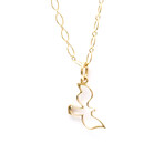 Tiffany & Co. // 18k Rose Gold Paloma Picasso Dove Pendant Necklace // 16.14" // Store Display